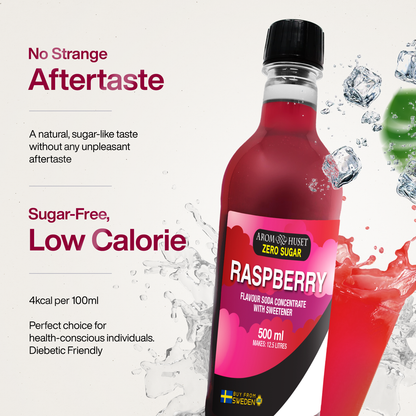 Zero Raspberry Soda Concentrate - 500ML