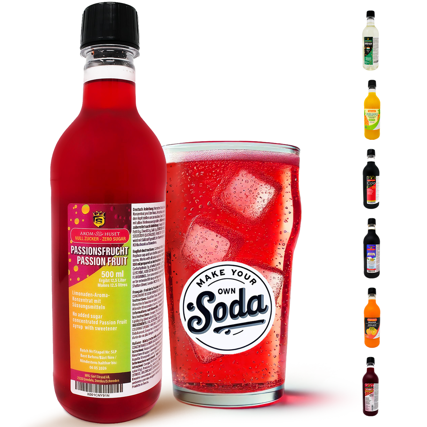 Zero Passion fruit Soda Concentrate - 500ML